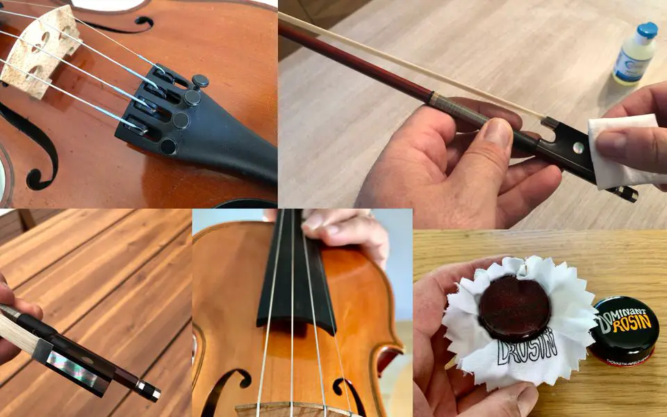 How to remove rosin from your bow or violin
